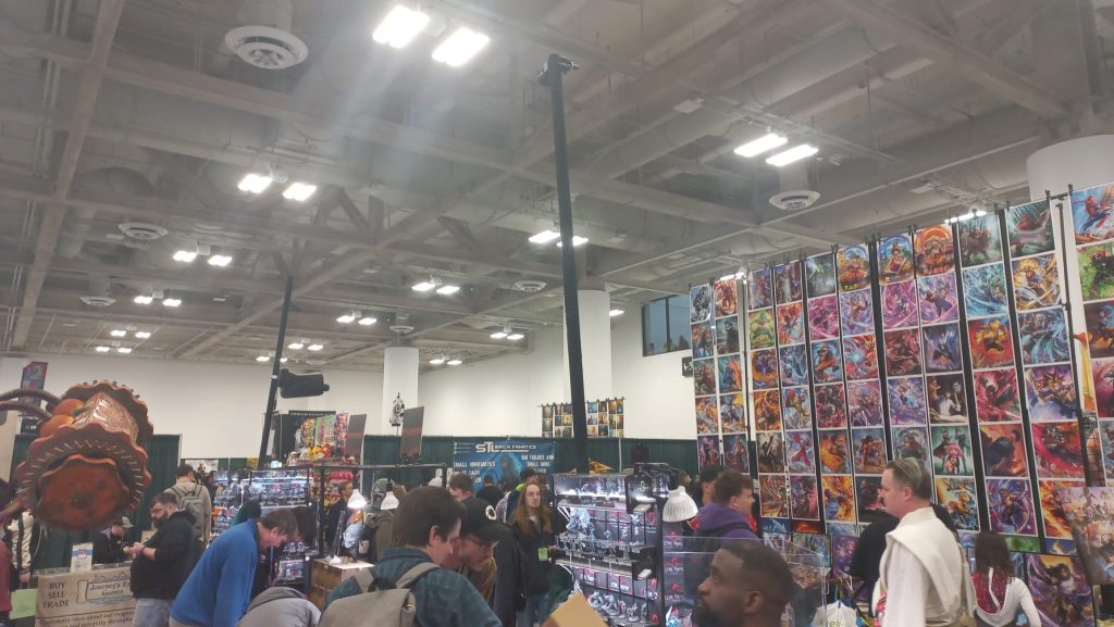 Attendees explore the bustling Show Floor at Emerald City Comic Con, discovering the latest offerings from exhibitors. Photo by Raghvi Baloni.